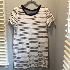 Cotton Striped Black/White Dress